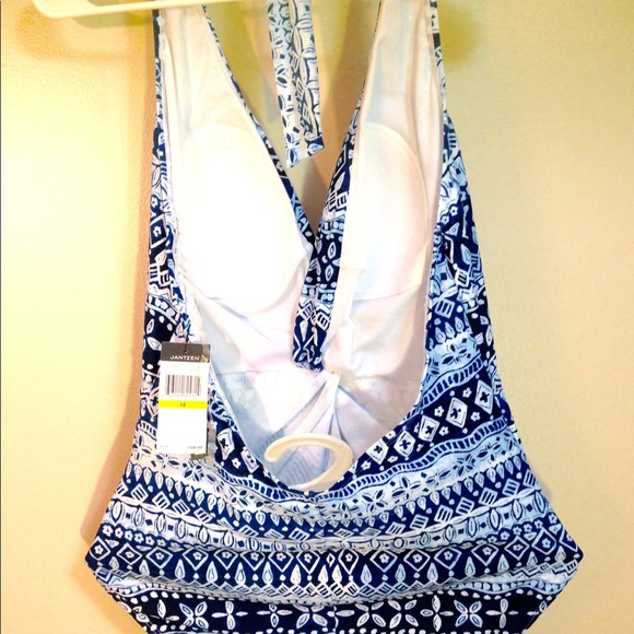 Jantzen One-piece Swimsuit size 14 - Picture 4 of 6